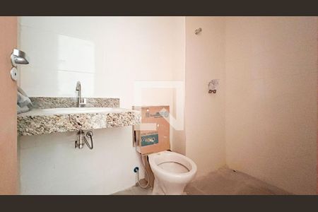 Banheiro de kitnet/studio para alugar com 1 quarto, 27m² em Vila Congonhas, São Paulo