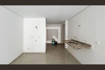Cozinha integrada de kitnet/studio para alugar com 1 quarto, 27m² em Vila Congonhas, São Paulo