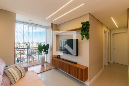 Sala de apartamento à venda com 2 quartos, 55m² em Vila Antonieta, São Paulo