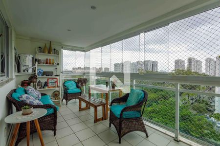 Varanda de apartamento à venda com 3 quartos, 91m² em Recreio dos Bandeirantes, Rio de Janeiro