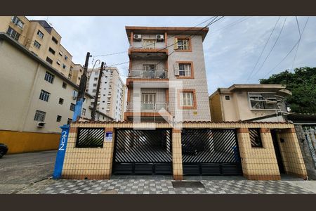 Fachada de apartamento para alugar com 2 quartos, 70m² em Macuco, Santos