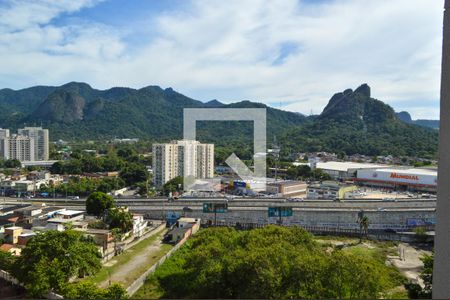 Vista da Varanda de apartamento à venda com 1 quarto, 40m² em Jacarepaguá, Rio de Janeiro