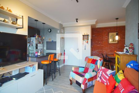 Sala de apartamento à venda com 3 quartos, 76m² em Navegantes, Porto Alegre