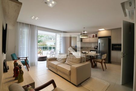 Sala de apartamento para alugar com 2 quartos, 120m² em Tortuga, Guarujá