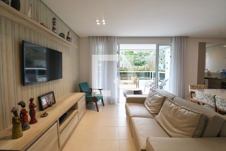 Sala de apartamento para alugar com 2 quartos, 120m² em Tortuga, Guarujá