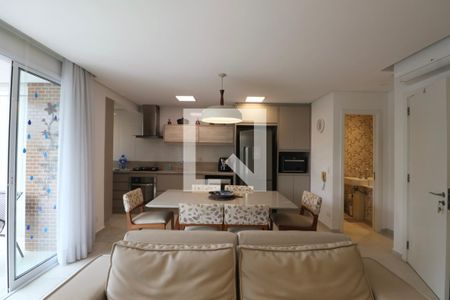 Sala de apartamento para alugar com 2 quartos, 120m² em Tortuga, Guarujá