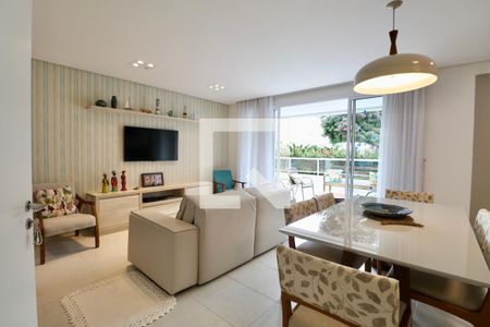 Sala de apartamento para alugar com 2 quartos, 120m² em Tortuga, Guarujá