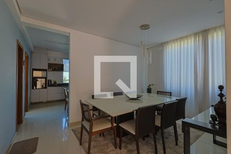 Sala de Jantar de casa à venda com 6 quartos, 284m² em Garças, Belo Horizonte