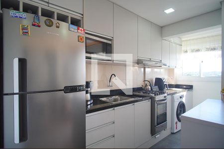 Cozinha de apartamento à venda com 2 quartos, 51m² em Ideal, Novo Hamburgo