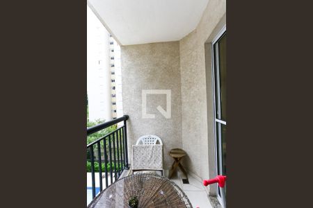 Varanda da Sala de apartamento para alugar com 2 quartos, 63m² em Jardim Monte Kemel, São Paulo