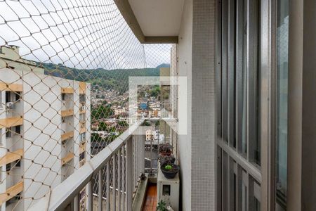 Varanda da Sala de apartamento à venda com 3 quartos, 130m² em Grajaú, Rio de Janeiro