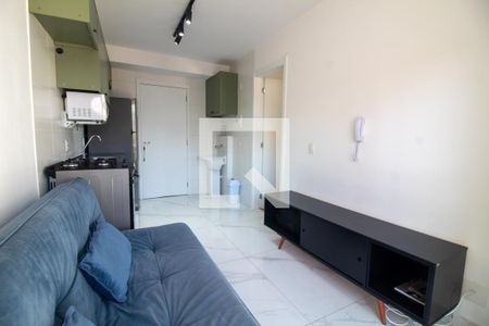 Sala de apartamento para alugar com 1 quarto, 27m² em Jardim Caravelas, São Paulo