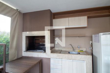 Área comum - Churrasqueira 1 de apartamento para alugar com 1 quarto, 27m² em Jardim Caravelas, São Paulo