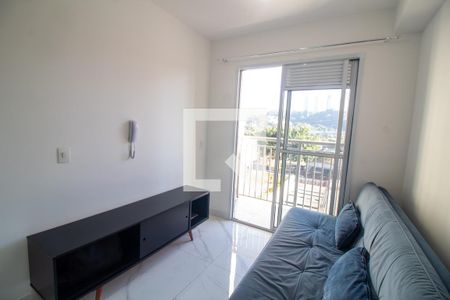Sala de apartamento para alugar com 1 quarto, 27m² em Jardim Caravelas, São Paulo