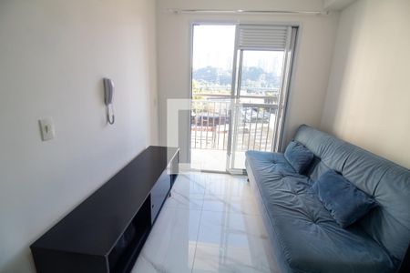 Sala de apartamento para alugar com 1 quarto, 27m² em Jardim Caravelas, São Paulo