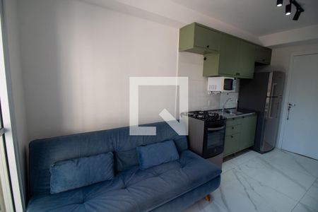 Sala de apartamento para alugar com 1 quarto, 27m² em Jardim Caravelas, São Paulo
