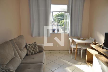 Sala de apartamento à venda com 1 quarto, 40m² em Cachambi, Rio de Janeiro