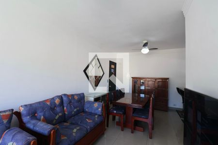Sala de apartamento para alugar com 2 quartos, 75m² em Vila Julia, Guarujá