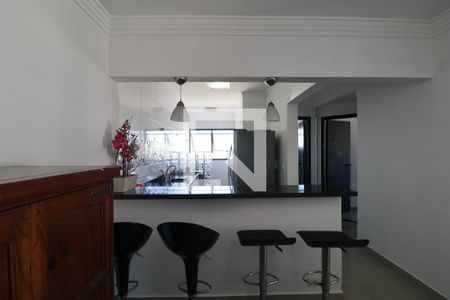 Sala de apartamento para alugar com 2 quartos, 75m² em Vila Julia, Guarujá