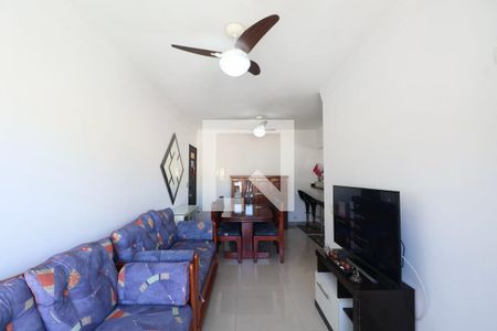 Sala de apartamento para alugar com 2 quartos, 75m² em Vila Julia, Guarujá