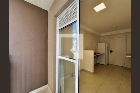 Sacada da Sala de apartamento à venda com 1 quarto, 27m² em Jardim Caravelas, São Paulo