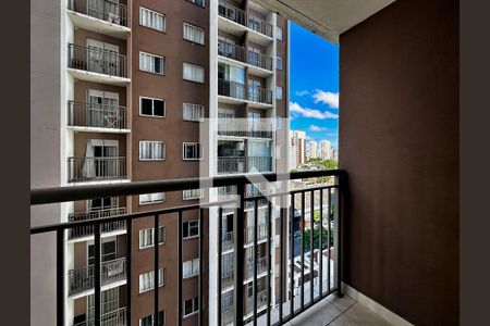 Sacada da Sala de apartamento à venda com 1 quarto, 27m² em Jardim Caravelas, São Paulo