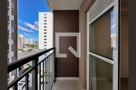 Sacada da Sala de apartamento à venda com 1 quarto, 27m² em Jardim Caravelas, São Paulo