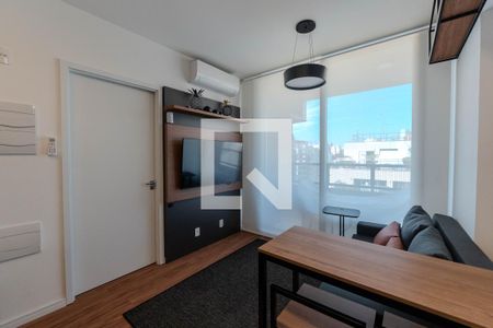 Sala de apartamento para alugar com 1 quarto, 35m² em Consolação, São Paulo