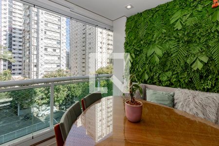 Varanda de apartamento à venda com 3 quartos, 98m² em Brooklin Novo, São Paulo