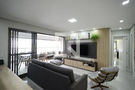 Sala de apartamento à venda com 3 quartos, 108m² em Vila Dom Pedro I, São Paulo
