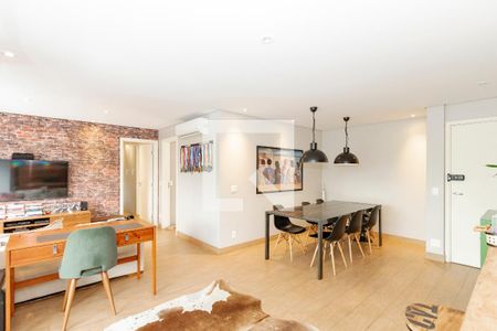 Sala de apartamento à venda com 2 quartos, 93m² em Brooklin, São Paulo