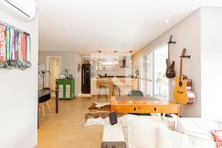 Sala de apartamento à venda com 2 quartos, 93m² em Brooklin, São Paulo