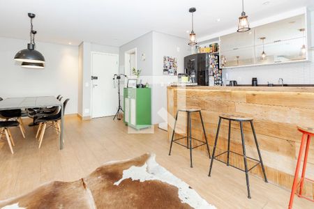 Sala de apartamento à venda com 2 quartos, 93m² em Brooklin, São Paulo