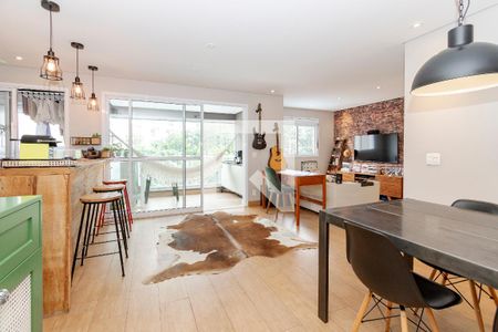 Sala de apartamento à venda com 2 quartos, 93m² em Brooklin, São Paulo