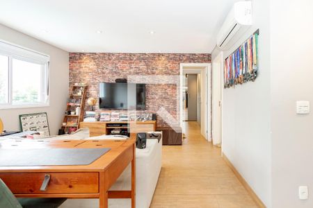 Sala de apartamento à venda com 2 quartos, 93m² em Brooklin, São Paulo