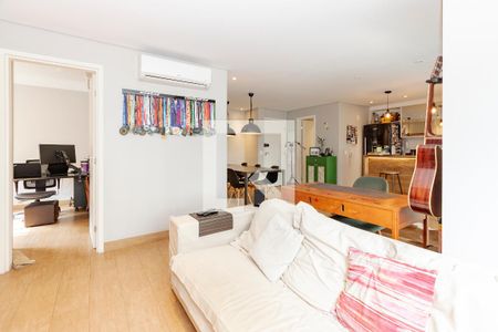 Sala de apartamento à venda com 2 quartos, 93m² em Brooklin, São Paulo