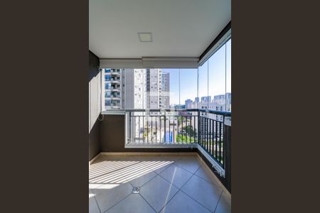 Varanda da Sala de apartamento para alugar com 2 quartos, 55m² em Vila Andrade, São Paulo