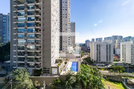 Vista Varanda da Sala de apartamento para alugar com 2 quartos, 55m² em Vila Andrade, São Paulo