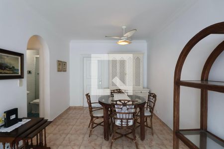 Sala de apartamento para alugar com 2 quartos, 100m² em Barra Funda, Guarujá