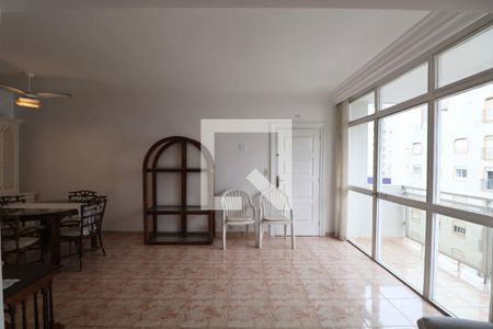 Sala de apartamento para alugar com 2 quartos, 100m² em Barra Funda, Guarujá