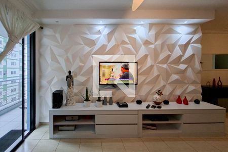 Sala de apartamento para alugar com 3 quartos, 140m² em Vila Tupi, Praia Grande