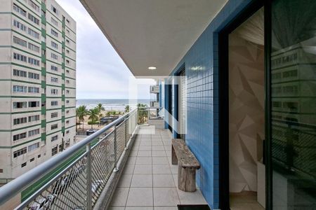 Sacada de apartamento para alugar com 3 quartos, 140m² em Vila Tupi, Praia Grande