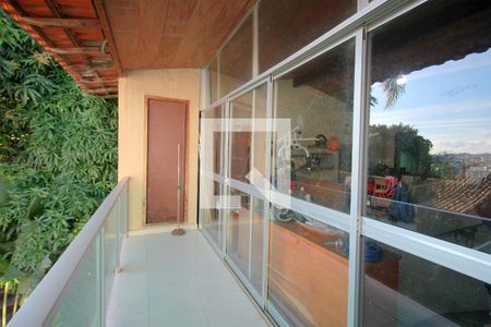 Varanda da Sala de casa à venda com 2 quartos, 232m² em Havaí, Belo Horizonte