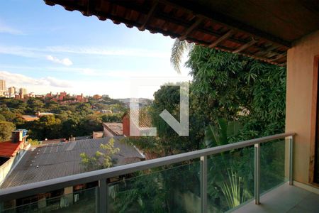 Varanda da Sala de casa à venda com 2 quartos, 232m² em Havaí, Belo Horizonte