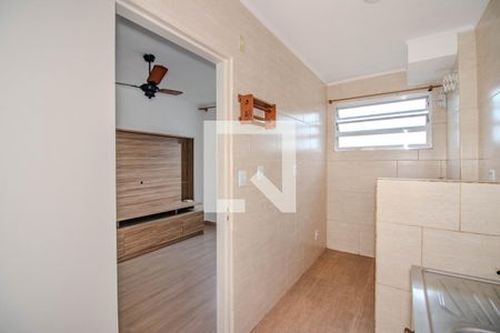 Cozinha e Área de Serviço de apartamento à venda com 1 quarto, 40m² em Jardim Itu, Porto Alegre
