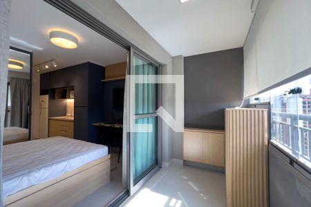 Varanda de kitnet/studio para alugar com 1 quarto, 26m² em Vila Mariana, São Paulo