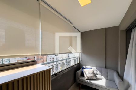 Varanda de kitnet/studio para alugar com 1 quarto, 26m² em Vila Mariana, São Paulo