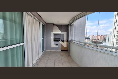 Varanda gourmet de apartamento à venda com 4 quartos, 144m² em Vila Caminho do Mar, São Bernardo do Campo