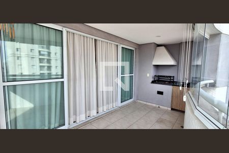 Varanda gourmet de apartamento à venda com 4 quartos, 144m² em Vila Caminho do Mar, São Bernardo do Campo