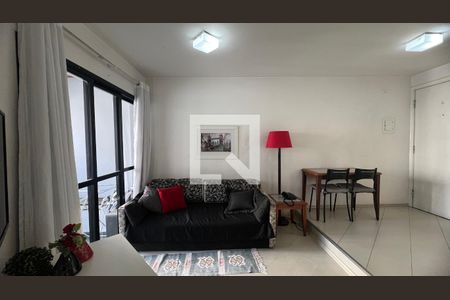 Sala de apartamento para alugar com 1 quarto, 40m² em Jardins, São Paulo